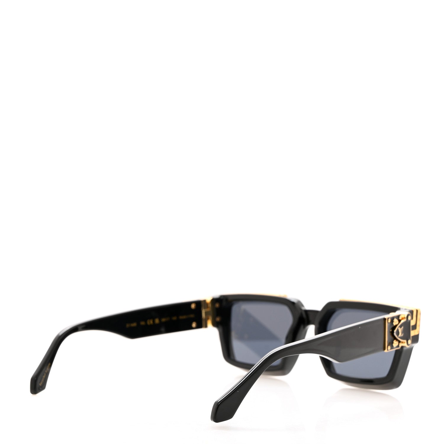 Louis Vuitton Acetate 1.1 Millionaires Sunglasses Z1165E Black 4 of 10