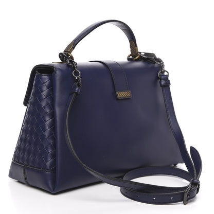 Bottega Veneta French Calfskin Medium Piazza Bag Atlantic 3 of 11