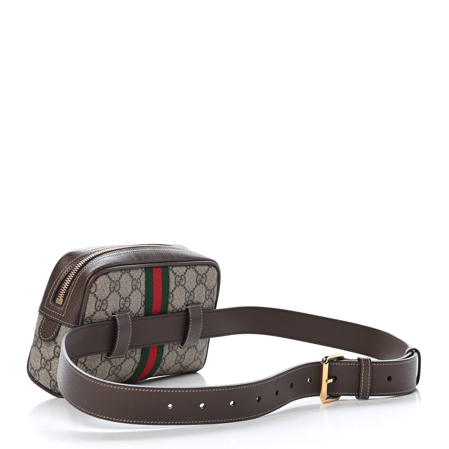Gucci GG Supreme Monogram Small Ophidia Belt Bag 95 38 Dark Brown 2 of 9