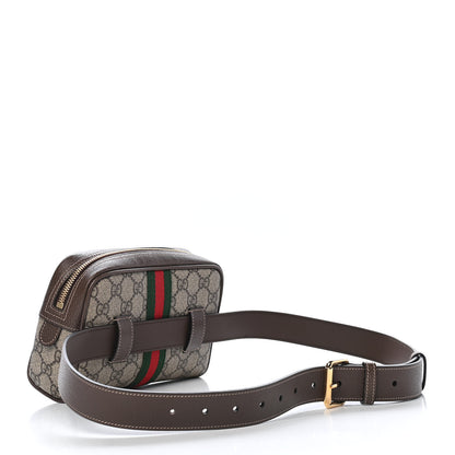 Gucci GG Supreme Monogram Small Ophidia Belt Bag 95 38 Dark Brown 2 of 9