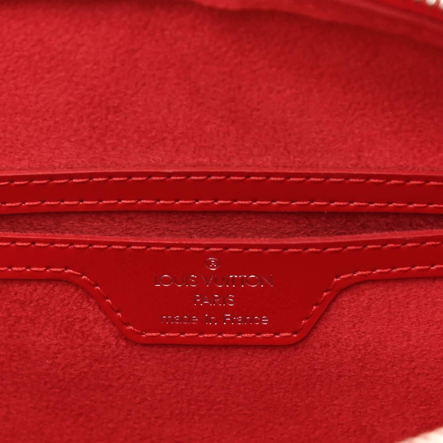 Louis Vuitton Epi Soufflot Castillan Red 6 of 10