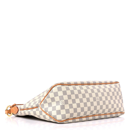 Louis Vuitton Damier Azur Delightful MM Rose Ballerine 4 of 14