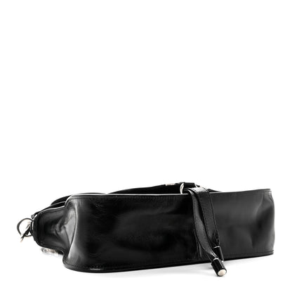 Chloe Natural Shiny Calfskin Small Marcie Satchel Black 4 of 10
