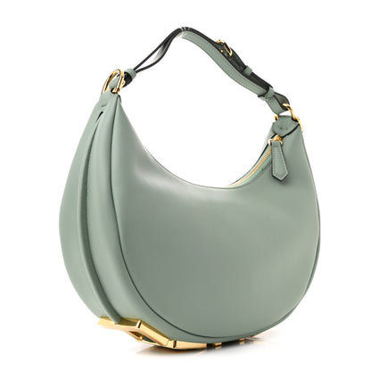 Fendi Vitello Grace Matte Small Fendigraphy Hobo Bag Menta 3 of 11