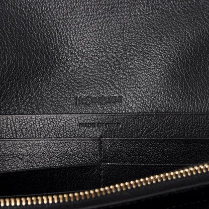 Saint Laurent Calfskin Monogram Belle de Jour Chain Clutch Black 5 of 10