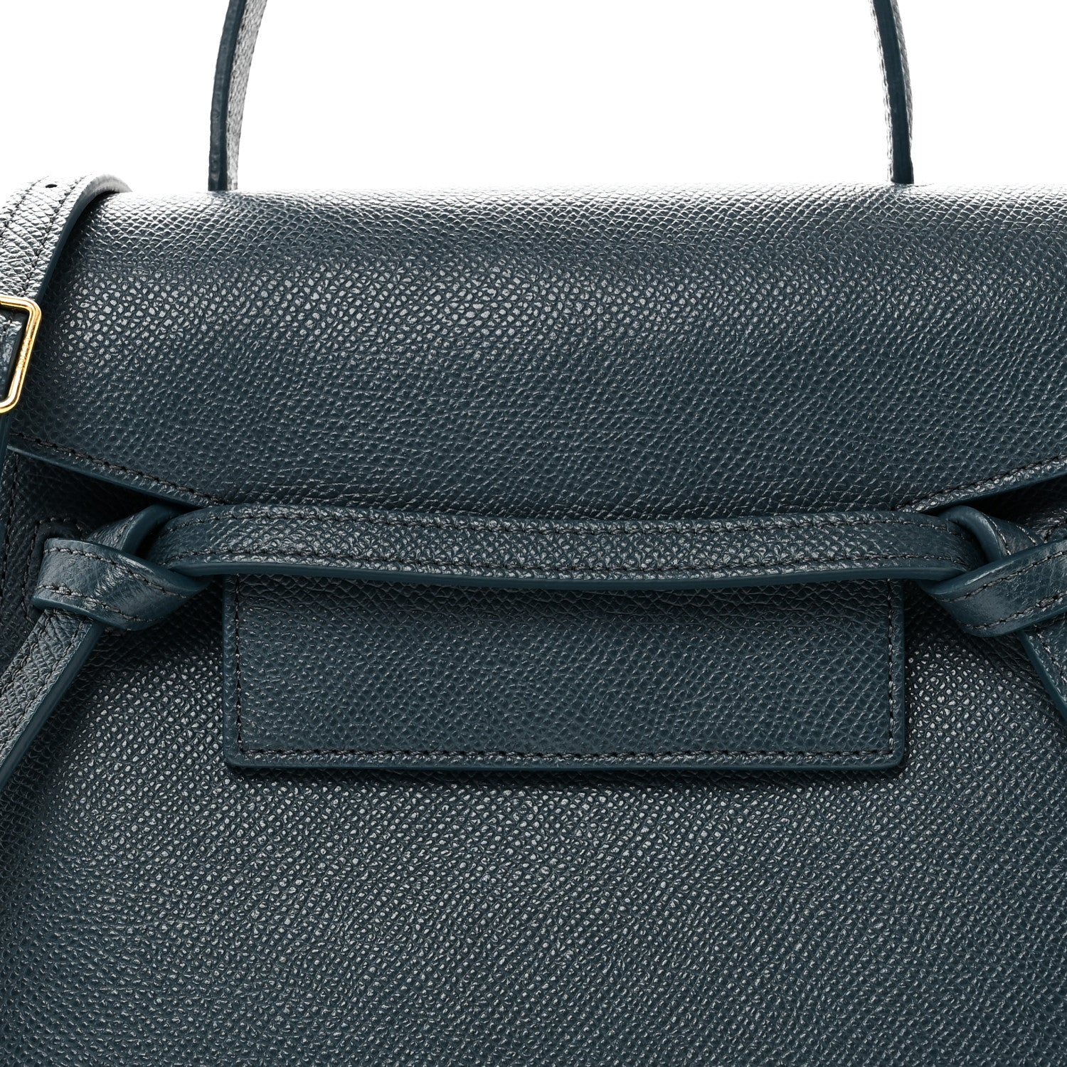 Celine Grained Calfskin Nano Belt Bag Abyss Blue 8 of 10