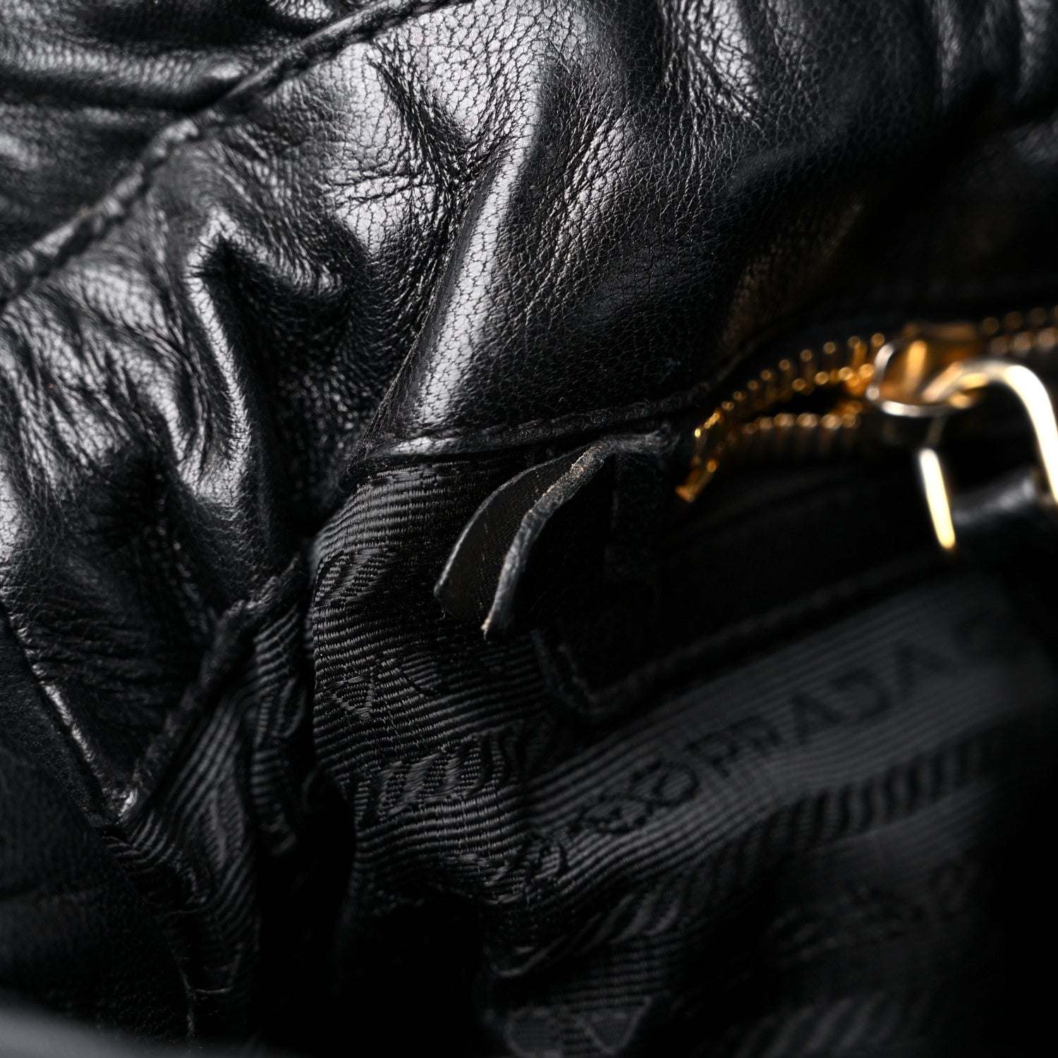 Prada Nappa Bow Tote Black Black 13 of 17