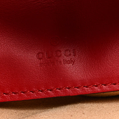 Gucci Calfskin Matelasse Mini GG Marmont Crossbody Bag Hibiscus Red 6 of 8