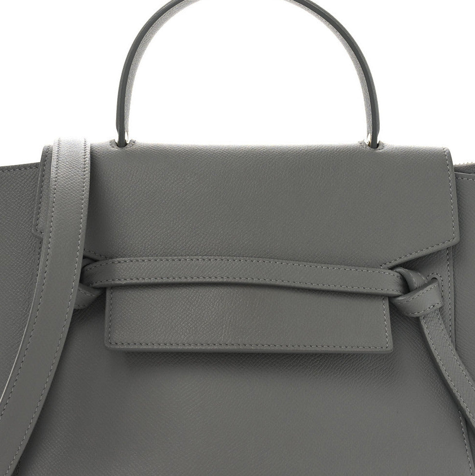 Celine Grained Calfskin Micro Belt Bag Cloud 8 of 10
