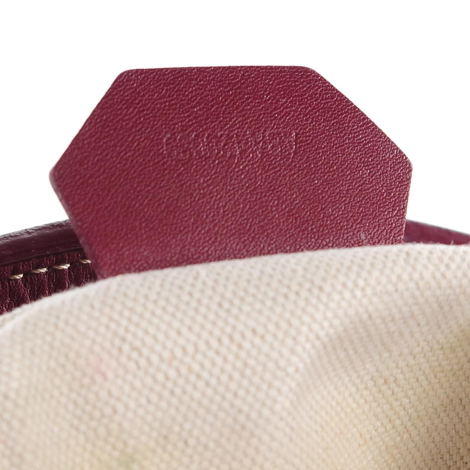 Goyard Goyardine Fidji Zip Hobo Burgundy 11 of 11