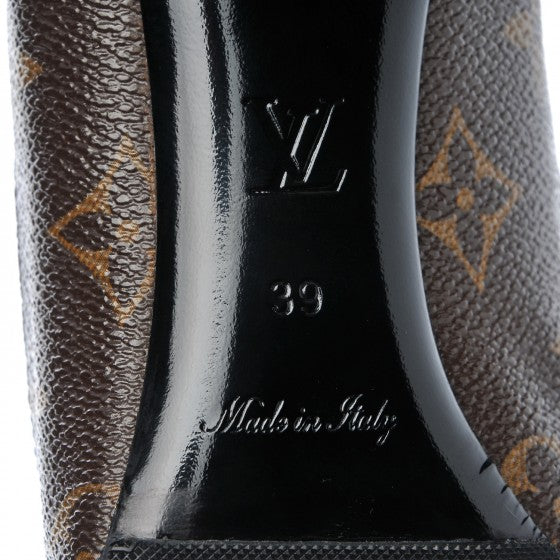 Louis Vuitton Patent Monogram Fetish Pump 39 6 of 9