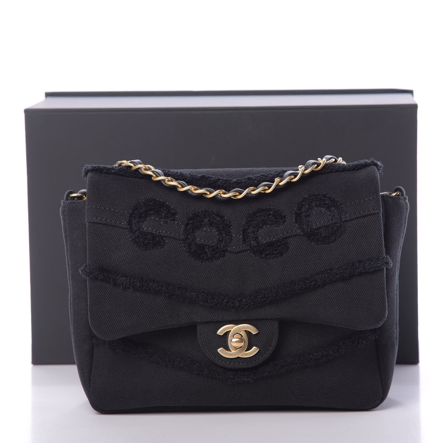 Denim Coco Flap Black