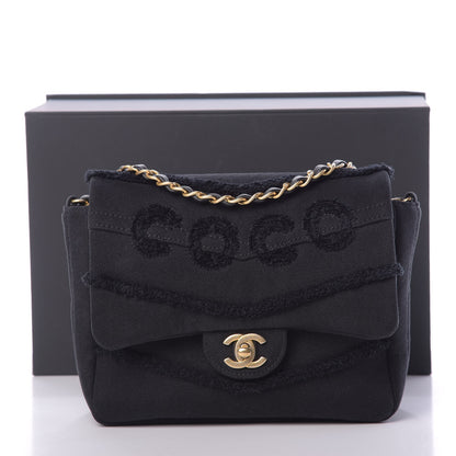 Chanel Denim Coco Flap Black 11 of 11