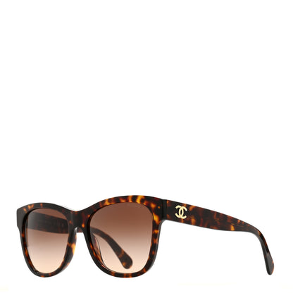 Chanel Acetate Runway Square Sunglasses 5380 Dark Tortoise 1 of 7