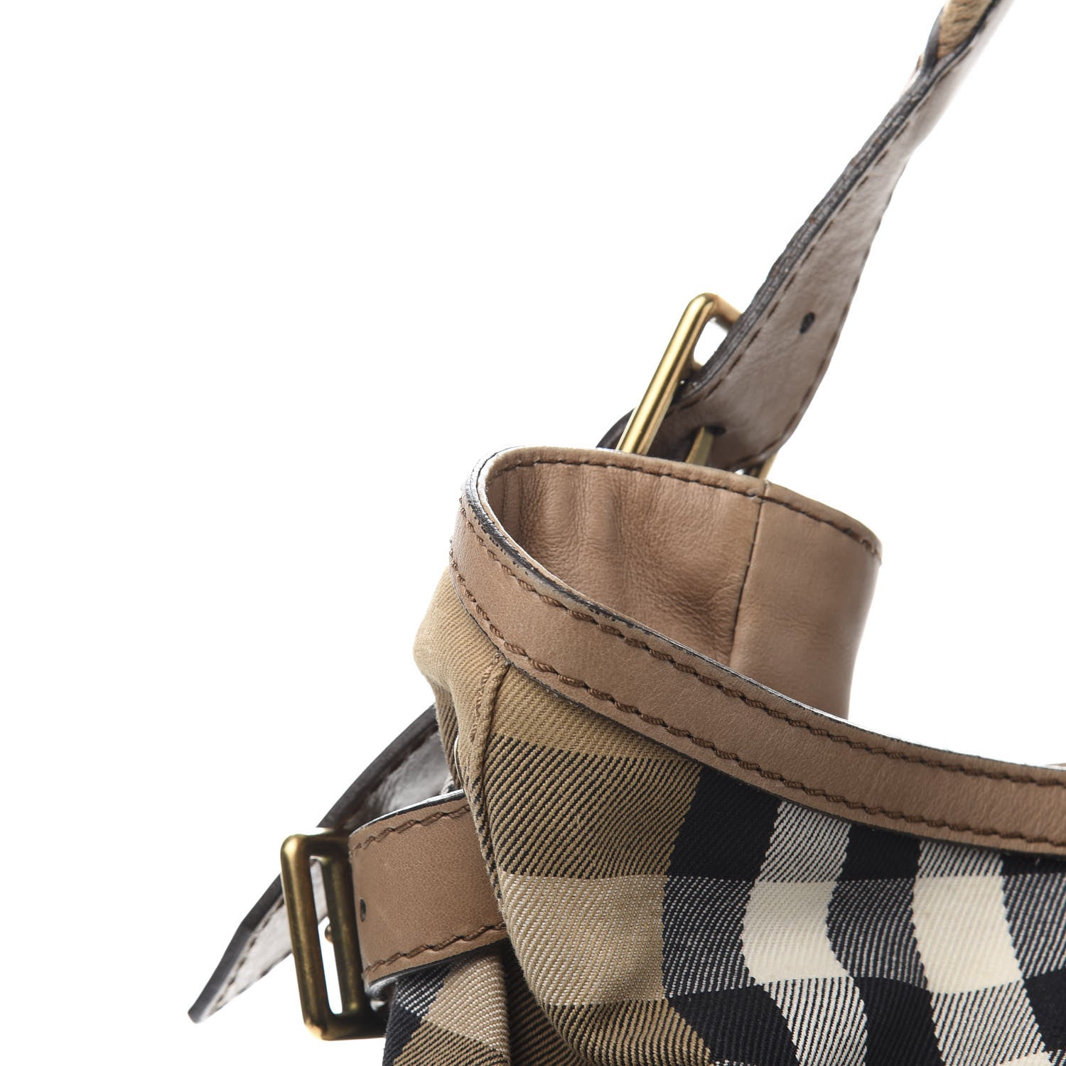 Burberry House Check Sheldon Tote Tan 12 of 13