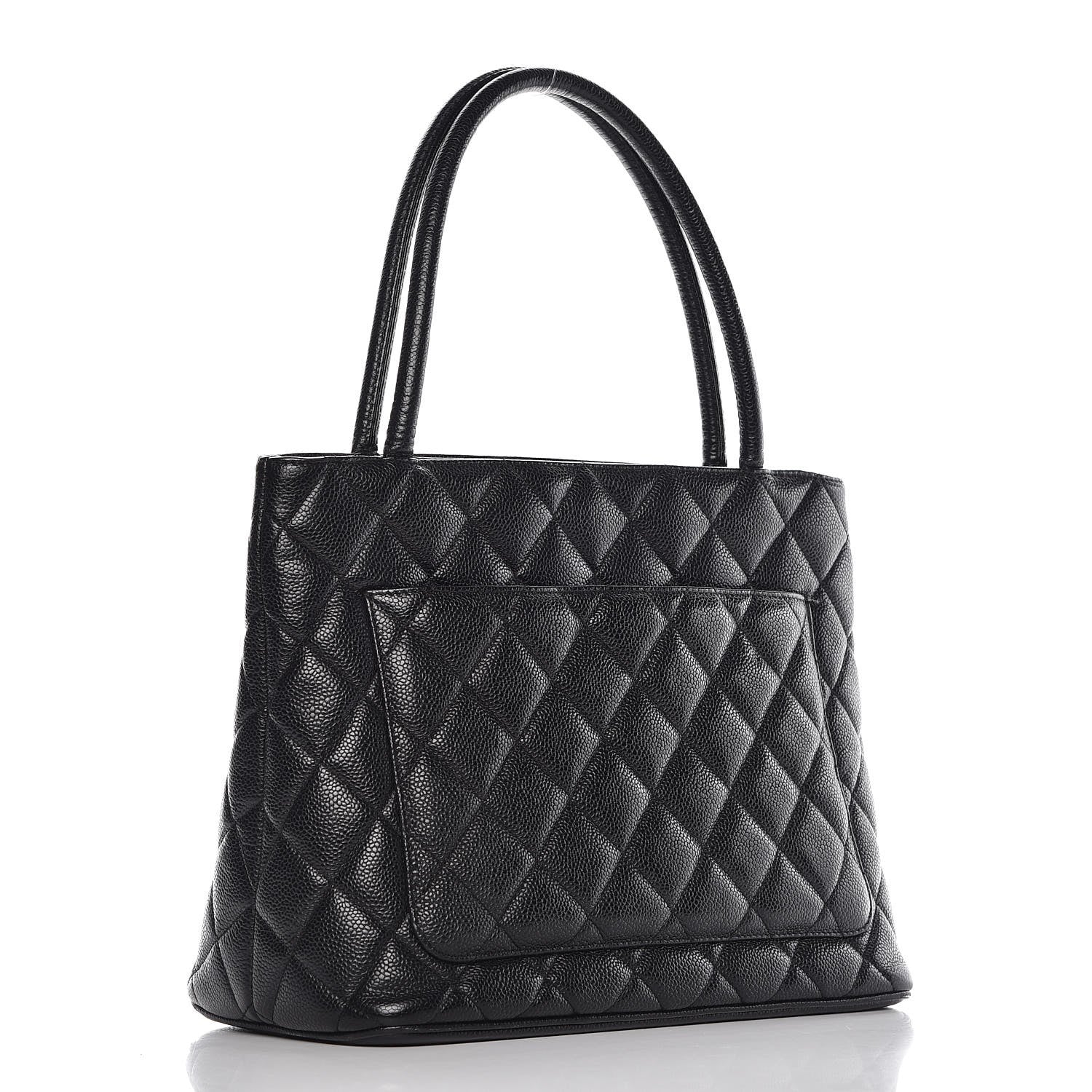 Chanel Caviar Quilted Medallion Tote Black 3 of 8