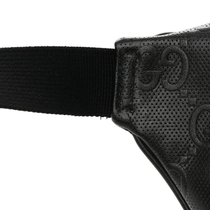 Gucci Calfskin GG Tennis Embossed Pocket Belt Bag Black 12 of 12