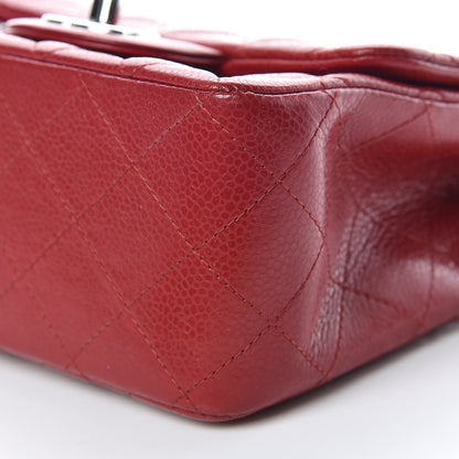 Chanel Caviar Quilted Mini Square Flap Red 10 of 10