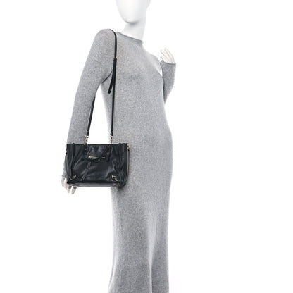 Balenciaga Calfskin Papier Mini A4 Zip Around Tote Black 2 of 12