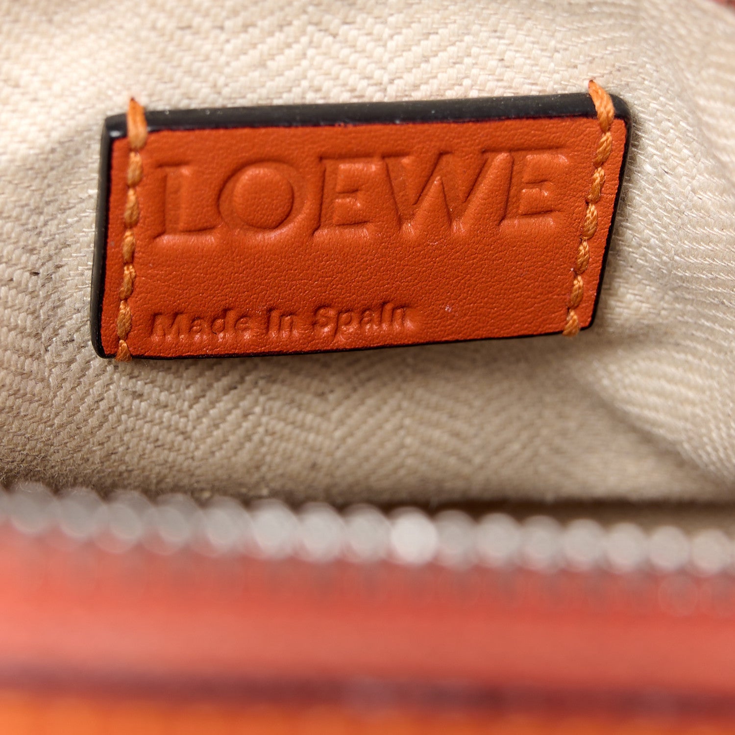Loewe Calfskin Small Puzzle Bag Coral 6 of 11