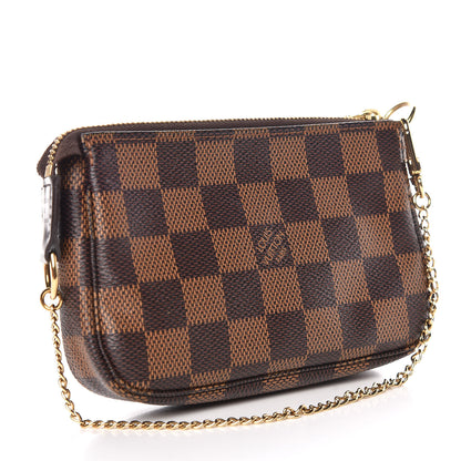 Louis Vuitton Damier Ebene Mini Pochette Accessories 3 of 10