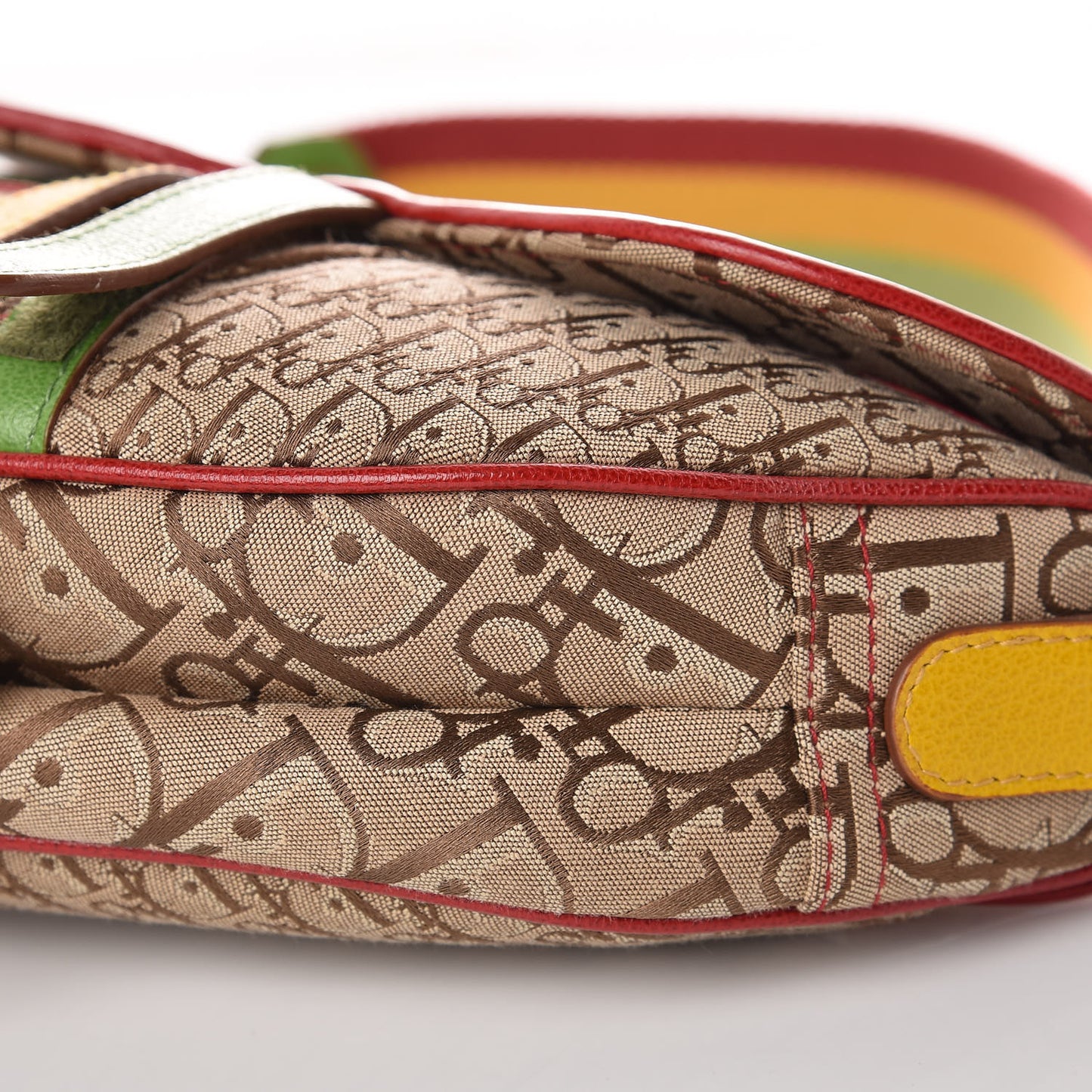 Monogram Rasta Saddle Bag Beige