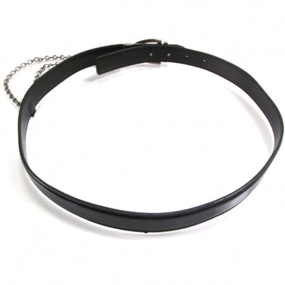 Gucci Patent Chain Belt Black 34 2 of 5