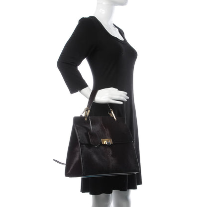Balenciaga Calf Hair Le Dix M Cartable Shoulder Bag 2 of 8