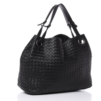 Bottega Veneta Nappa Intrecciato Medium Garda Bag Black 3 of 14