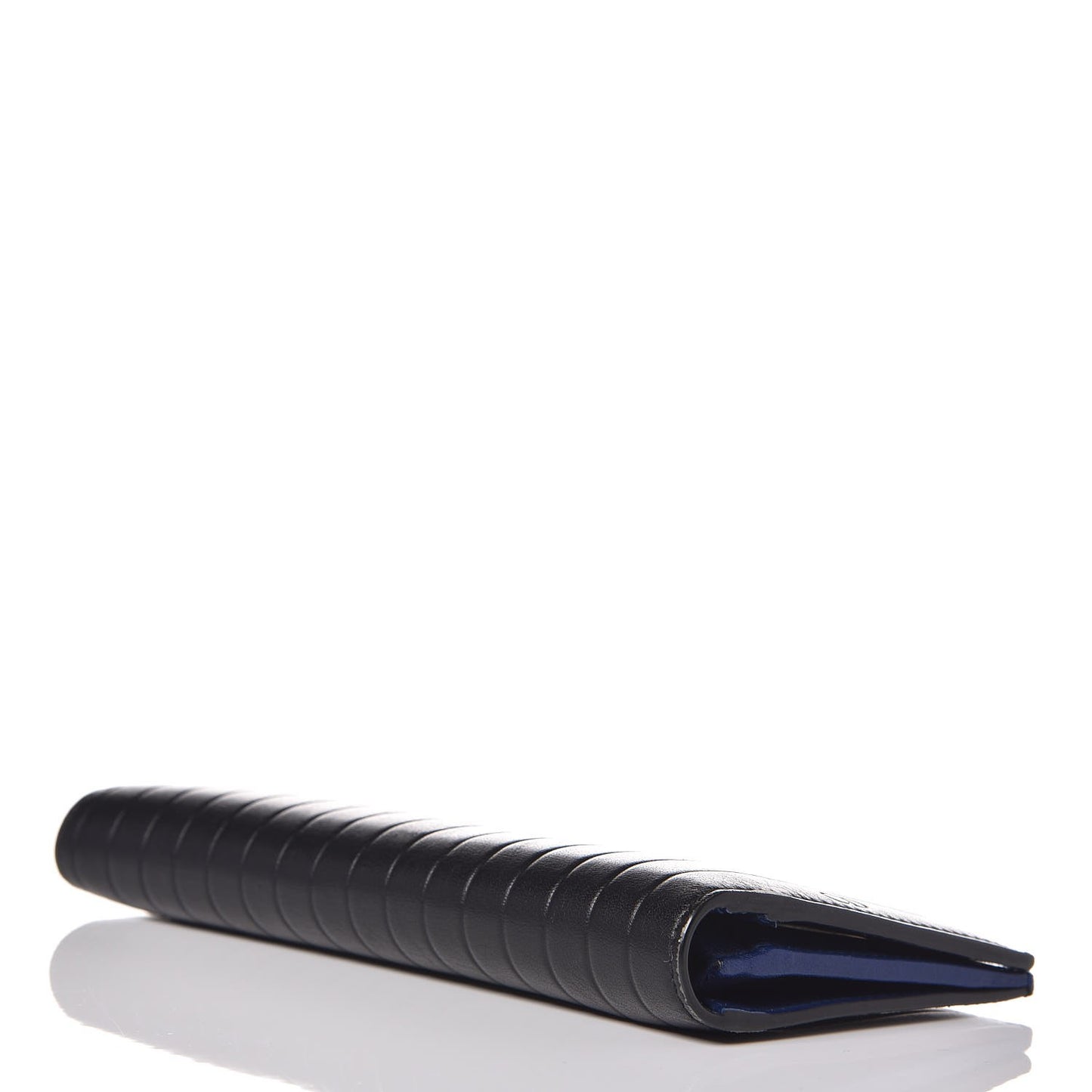 HOMME Calfskin Ribbed Wallet Black
