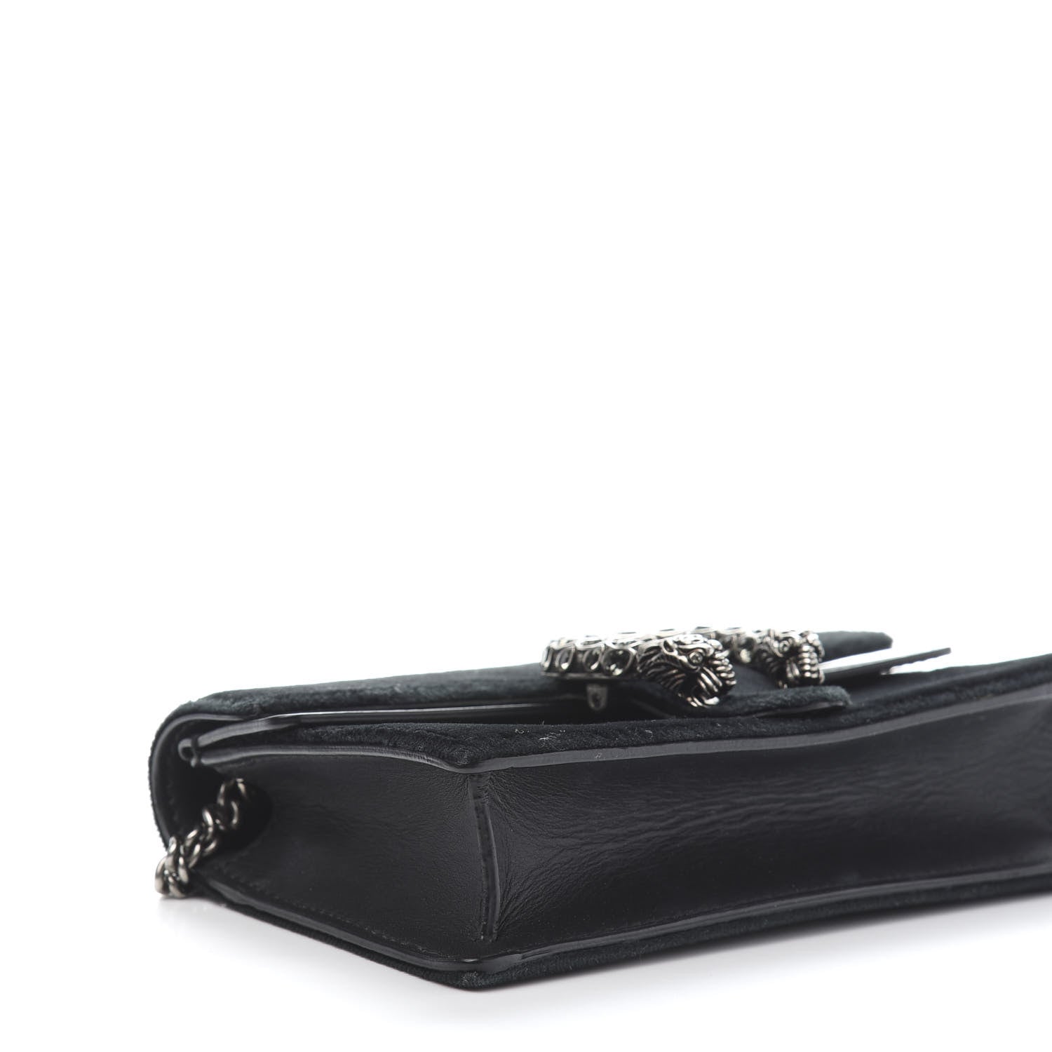 Gucci Velvet Super Mini Dionysus Shoulder Bag Black 9 of 12