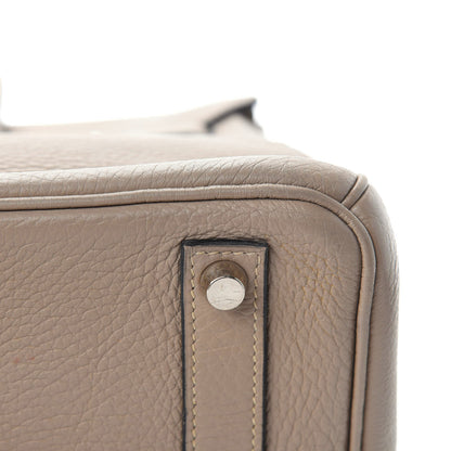 Hermes Taurillon Clemence HAC Birkin 32 Gris Tourterelle 9 of 12