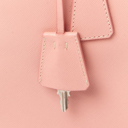 Prada Saffiano Lux Bowler Petalo 9 of 11