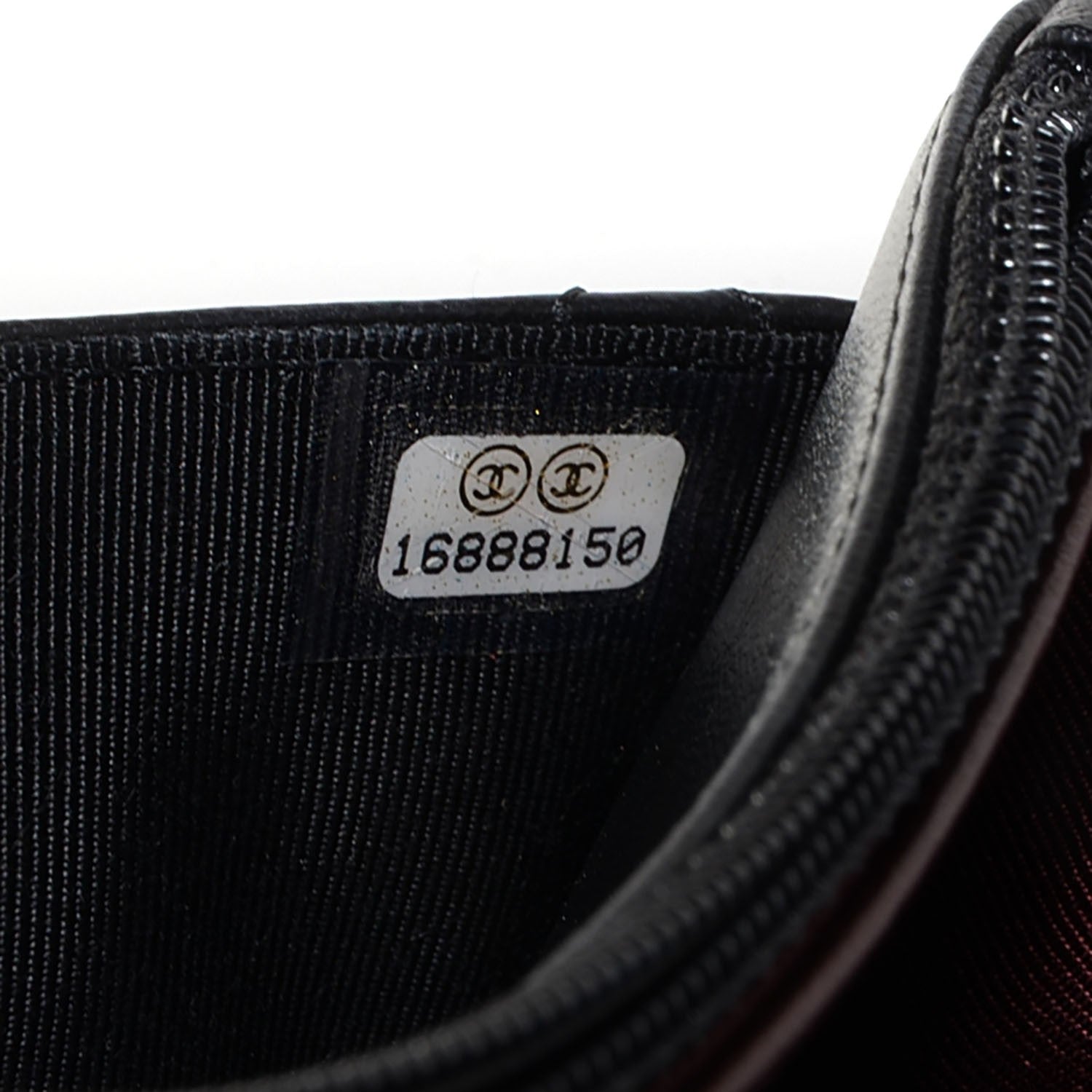 Chanel Lambskin Quilted Wallet On Chain WOC Black 10 of 10