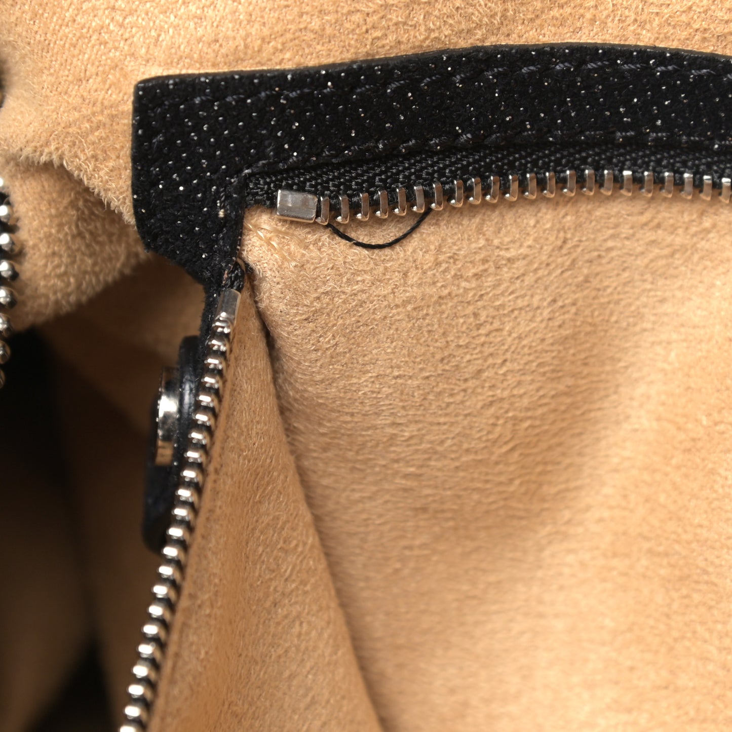 Glitter Canvas Star Studded Solar Sky Hobo Black