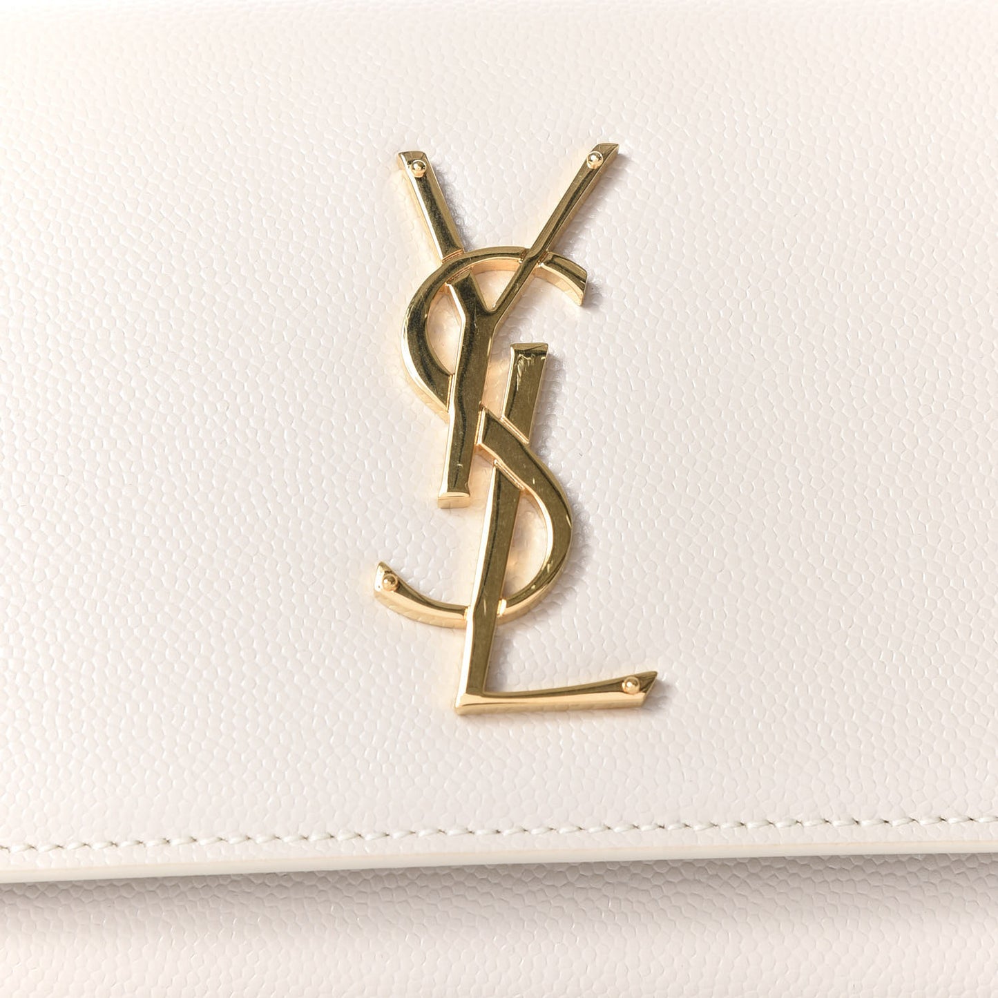 Grain De Poudre Monogram Kate Belt Bag Blanc Vintage