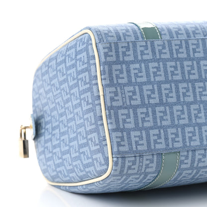 Fendi Zucchino Patent Forever Boston Celeste Grigio Lunai Multicolor 8 of 10