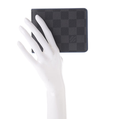 Louis Vuitton Damier Graphite Multiple Wallet Blue 2 of 6