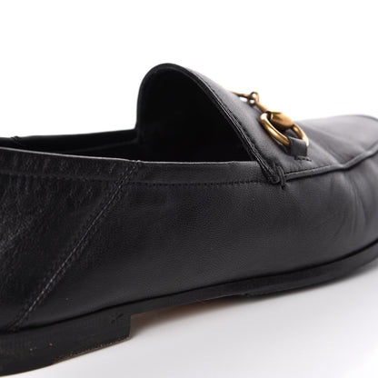 Gucci Lambskin Womens Brixton Horsebit Loafers 34.5 Black 14 of 20