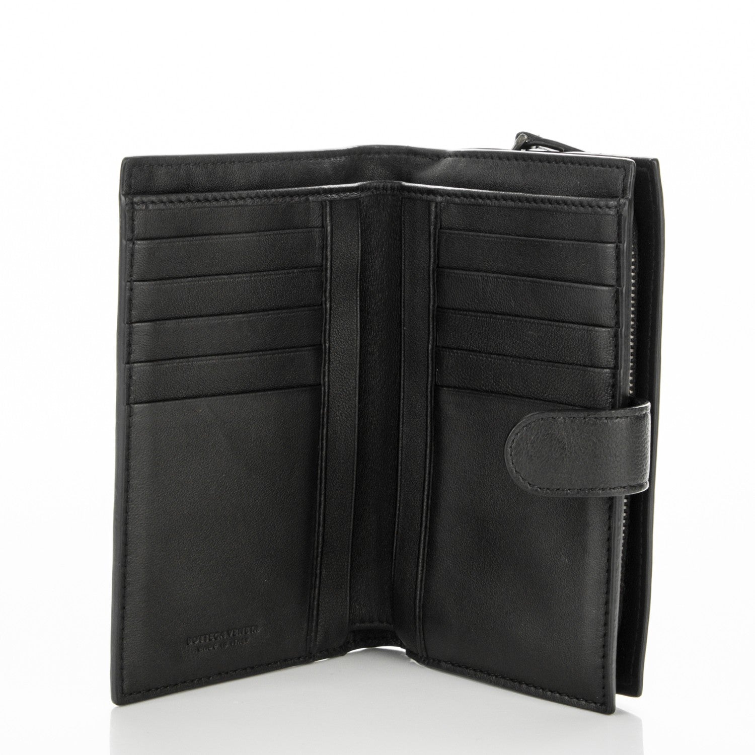 Bottega Veneta Nappa Intrecciato Continental Wallet Black 5 of 6