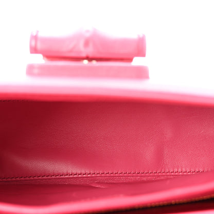 Gucci Calfskin Medium Bamboo Diva Frosted Tulip 5 of 9