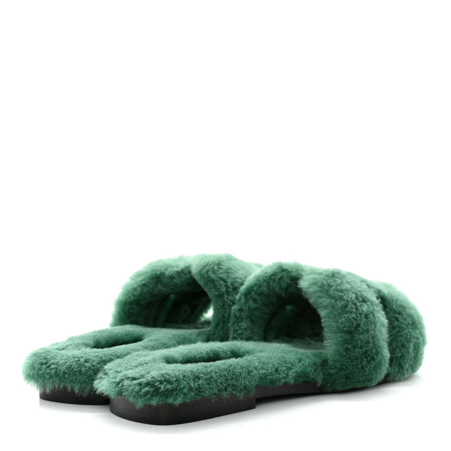 Woolskin Oran Sandals 37 Vert Anglais