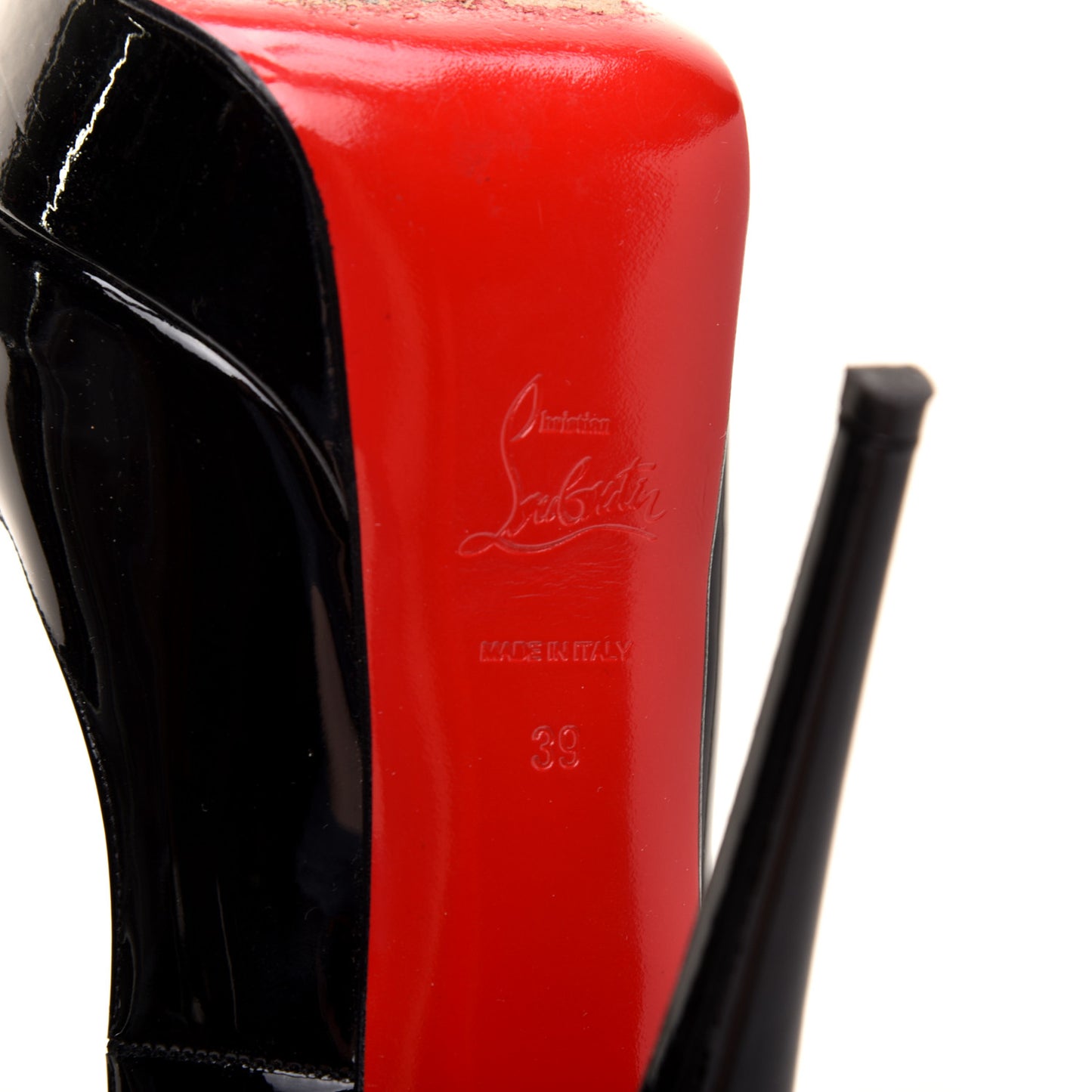 Patent Lady Peep 150 Pumps 39 Black