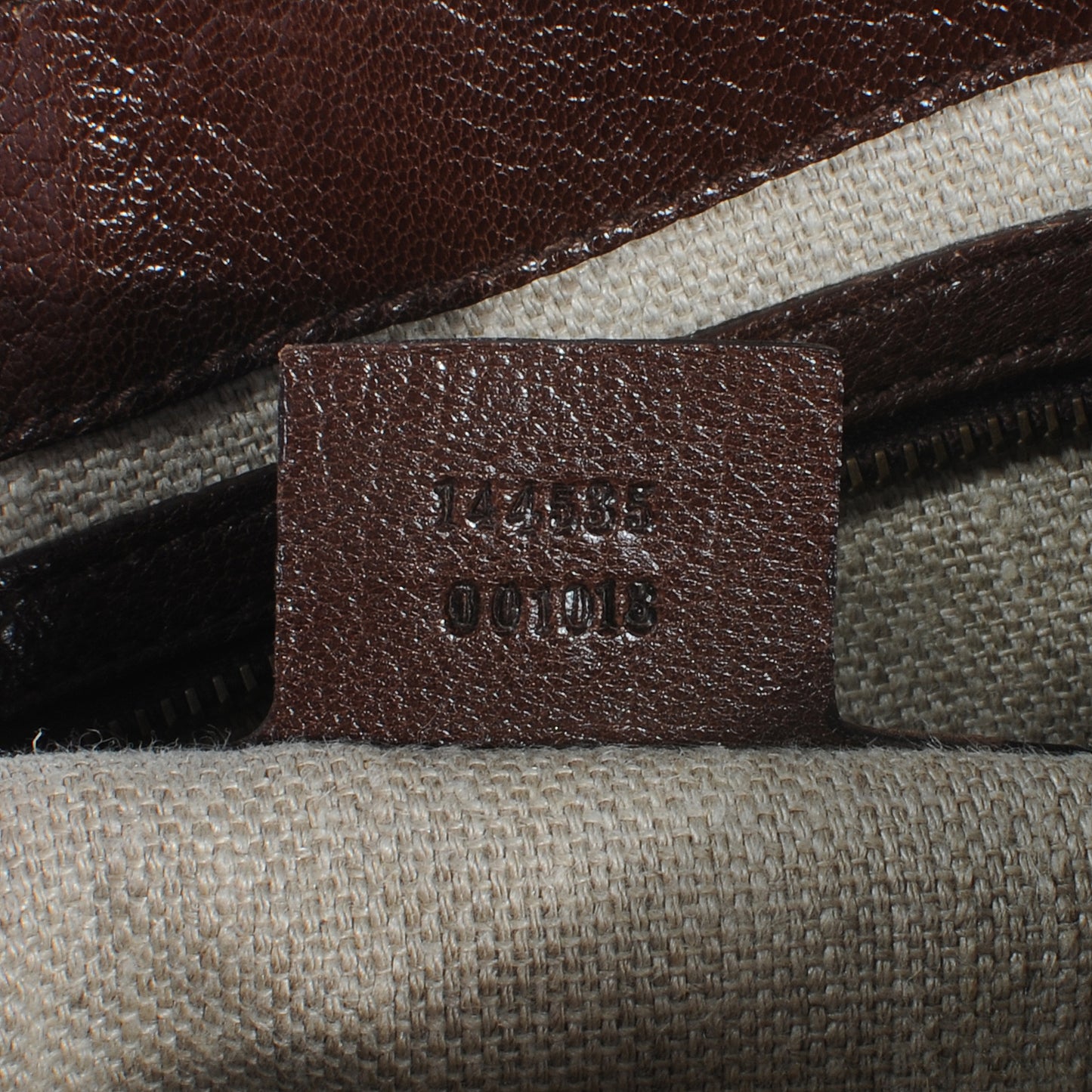 Leather Studded and Tooled Pelham Brown