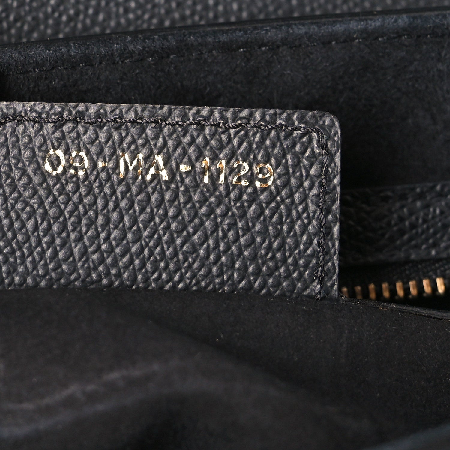 Christian Dior Grained Calfskin Saddle Bag Black 6 of 9