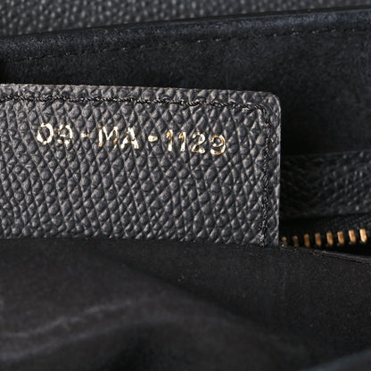 Christian Dior Grained Calfskin Saddle Bag Black 6 of 9