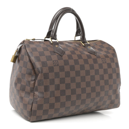 Louis Vuitton Damier Ebene Speedy 30 7 of 33