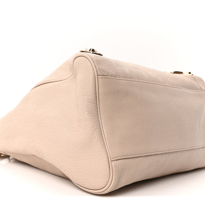 Balenciaga Chevre Gold Metallic Edge Hardware Velo Beige Praline 10 of 11