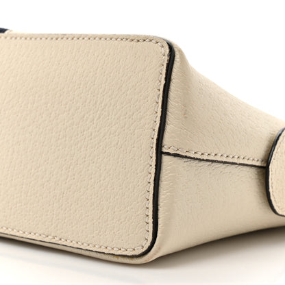 Gucci Textured Dollar Calfskin Web Small Ophidia Dome Shoulder Bag Mystic White 9 of 15