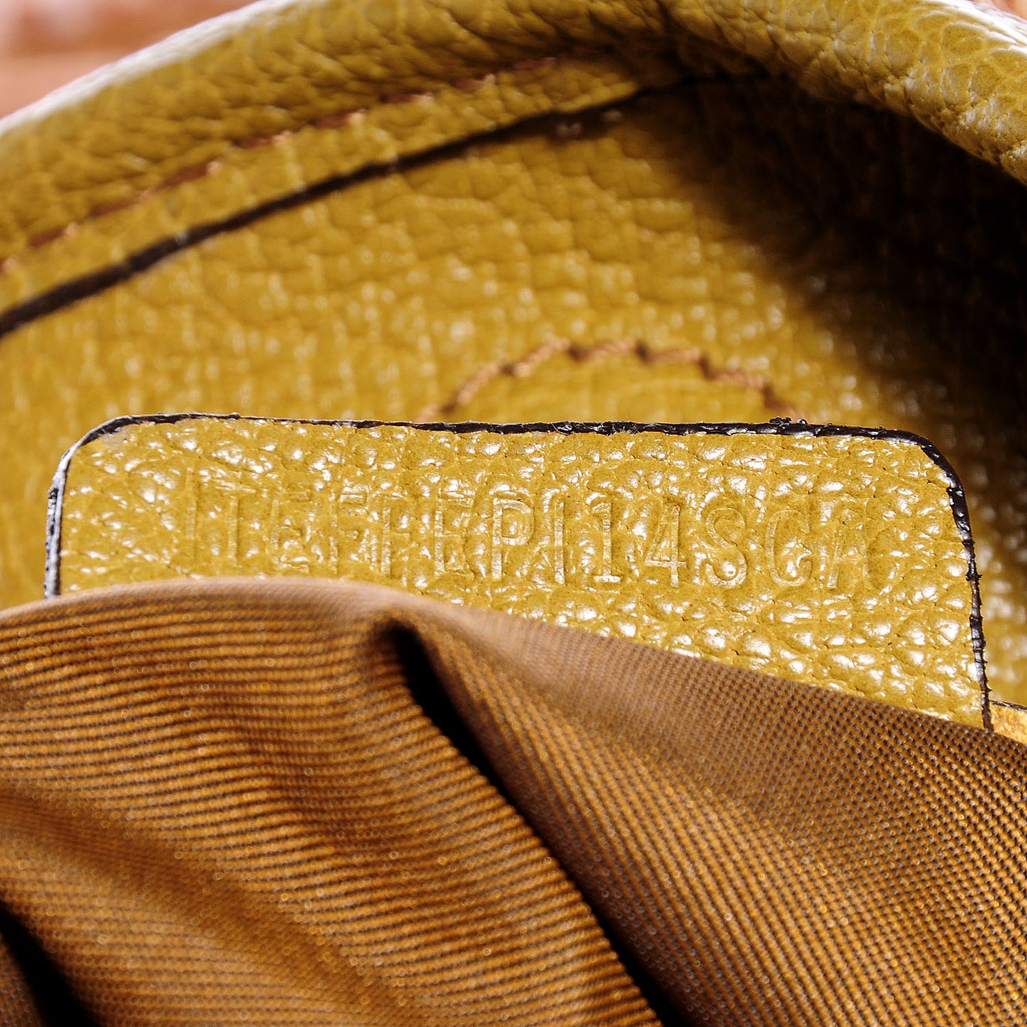 Raffia Large Covington Tote Dark Ochre